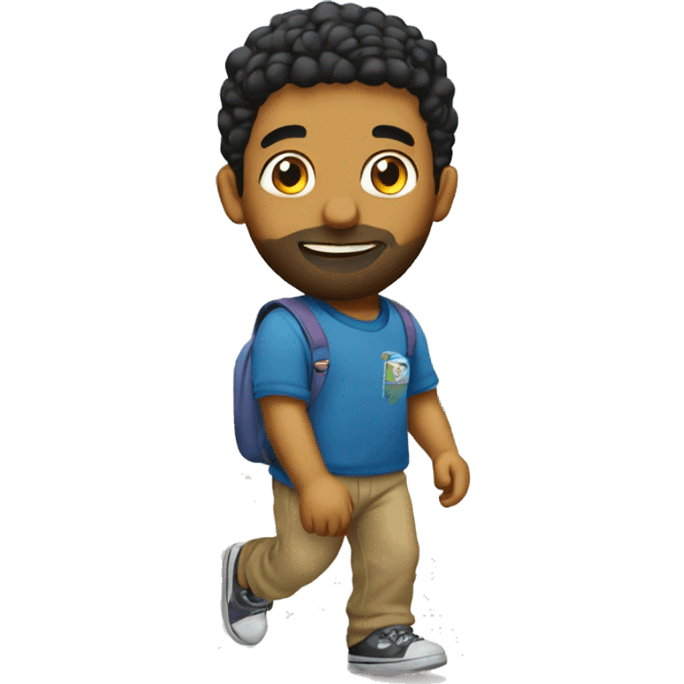 drake going to a preschool to pick up kids emoji