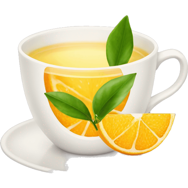 citrus tea in a cup emoji