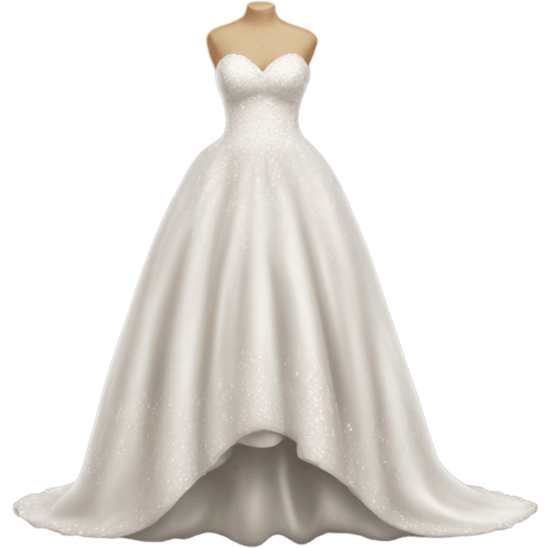 Hyper Realistic Wedding dress displays  emoji