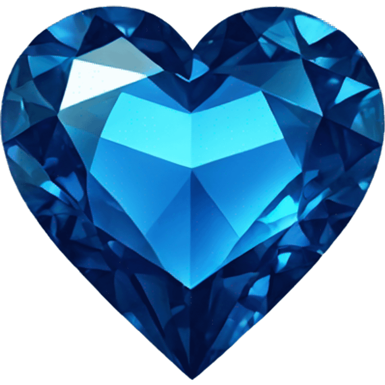 dark blue diamond heart emoji