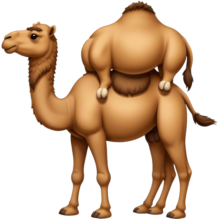 Camel with a big toe  emoji