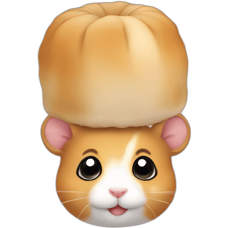 hamster on person head emoji