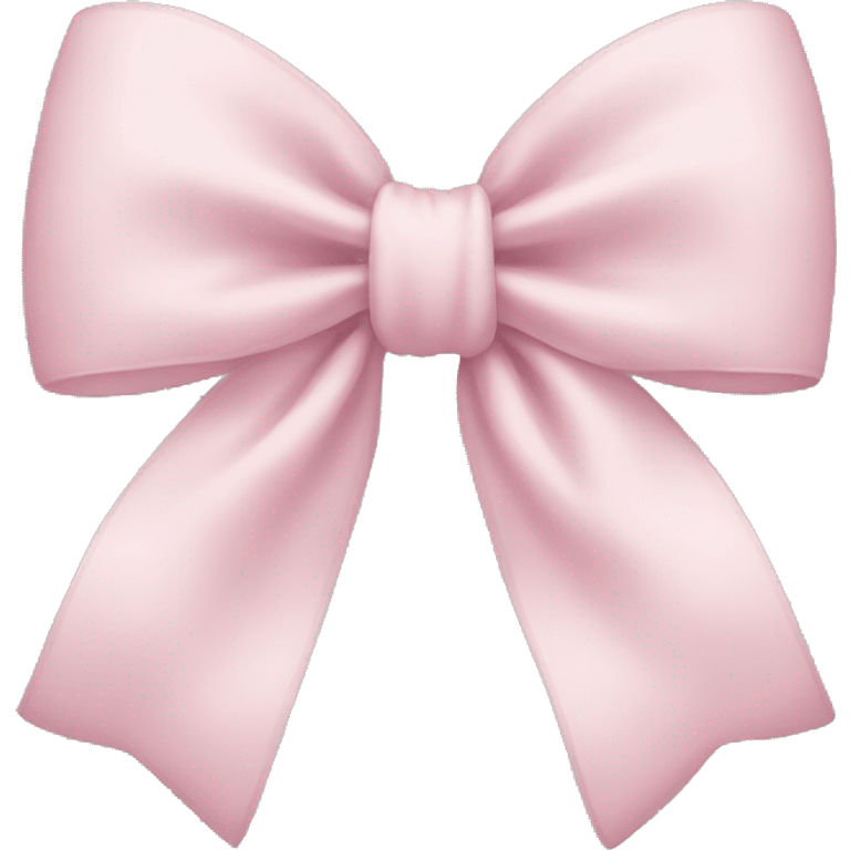 Pale Pink bow emoji