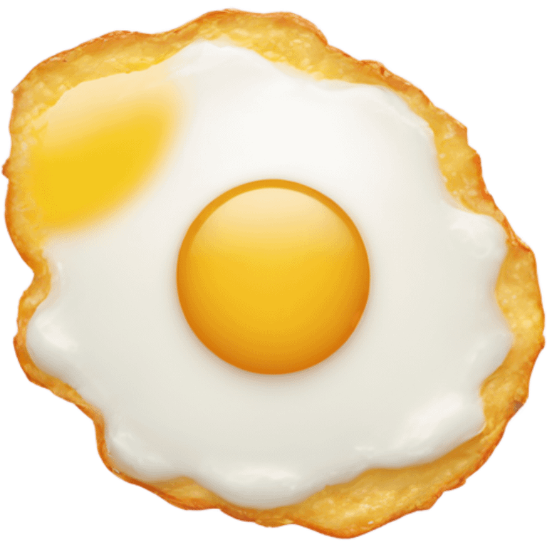 Sunny side up egg emoji