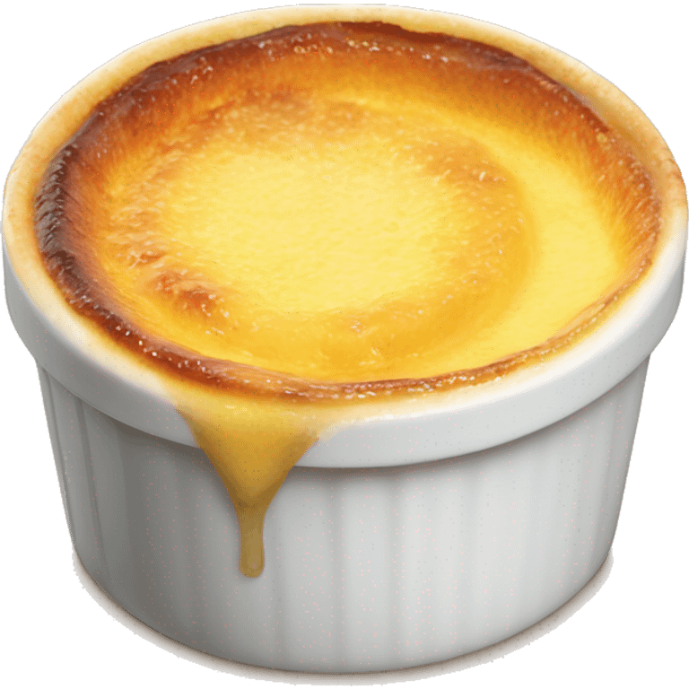 Une crème brûlée  emoji