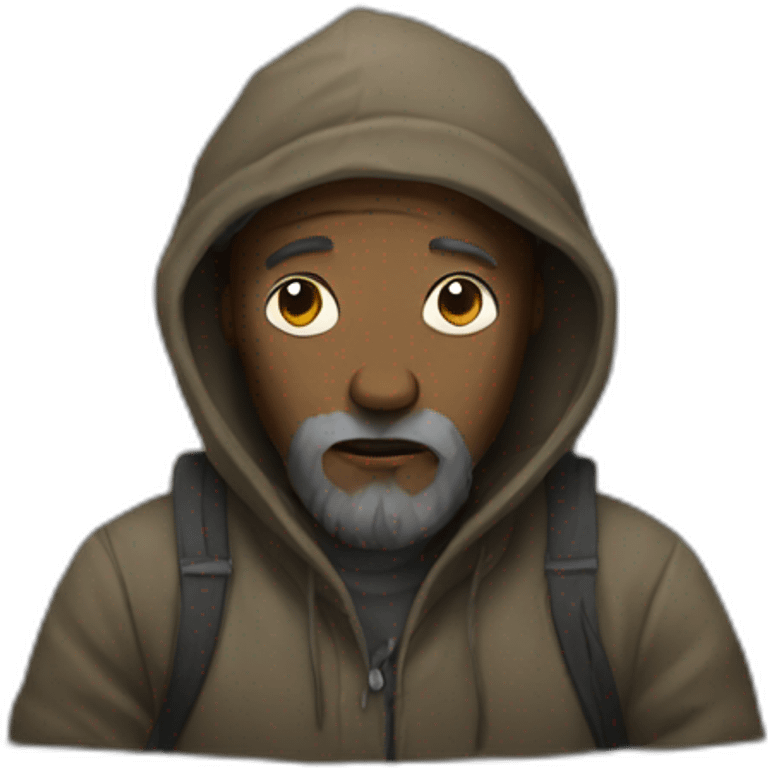 homeless person emoji