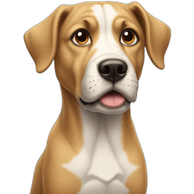 skeptical dog emoji