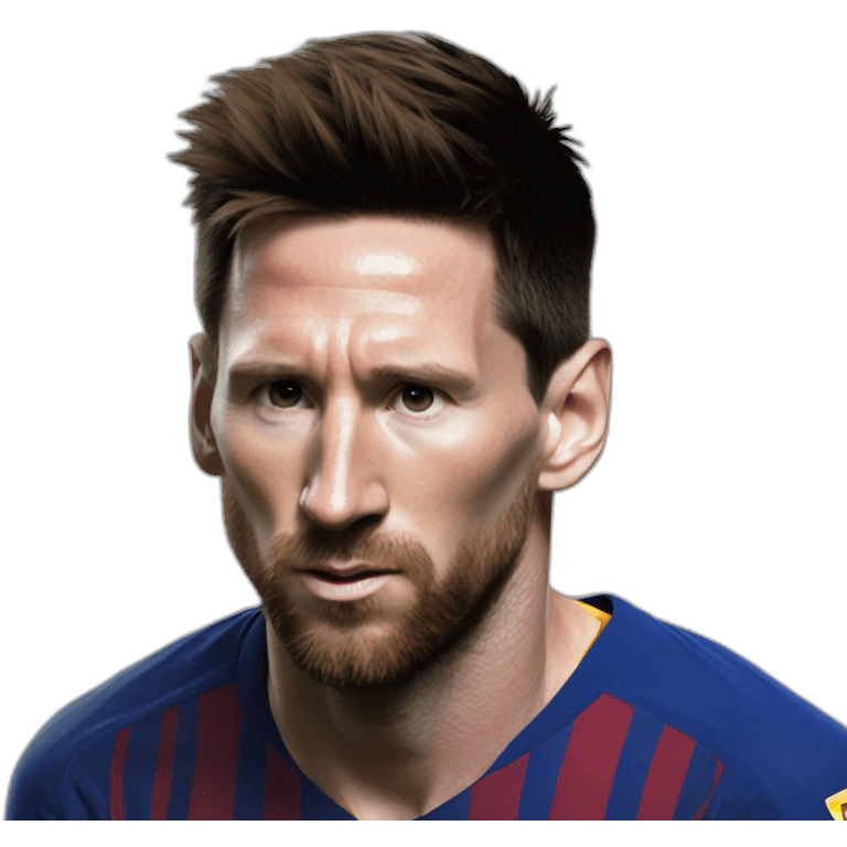 Messi shh emoji