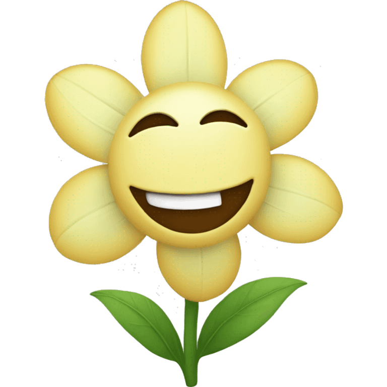 flower smiling  emoji