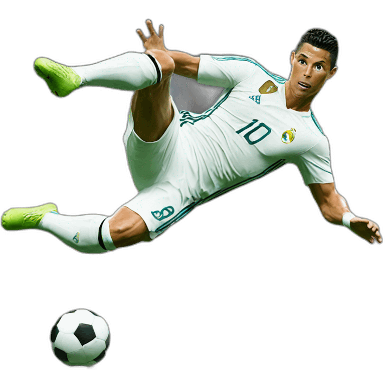 Ronaldo  kick emoji