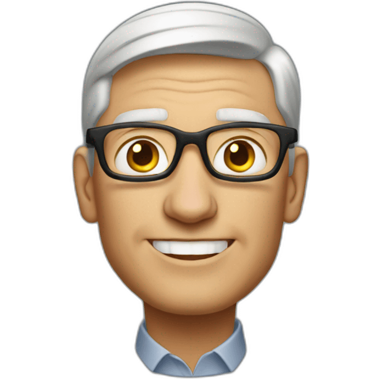 Tim Cook in love emoji