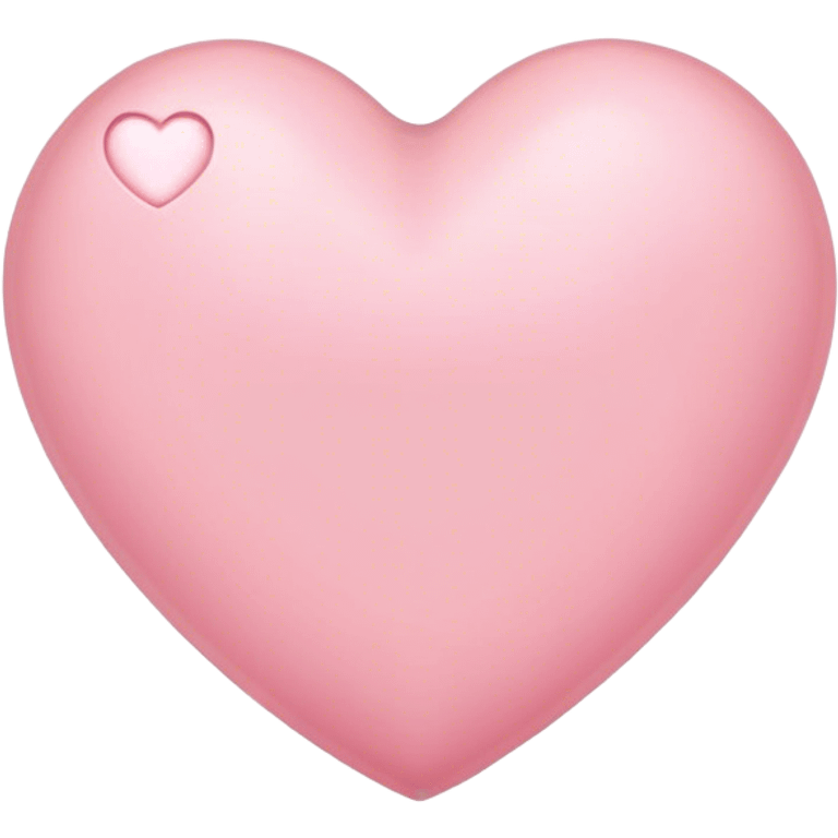 light pink heart emoji