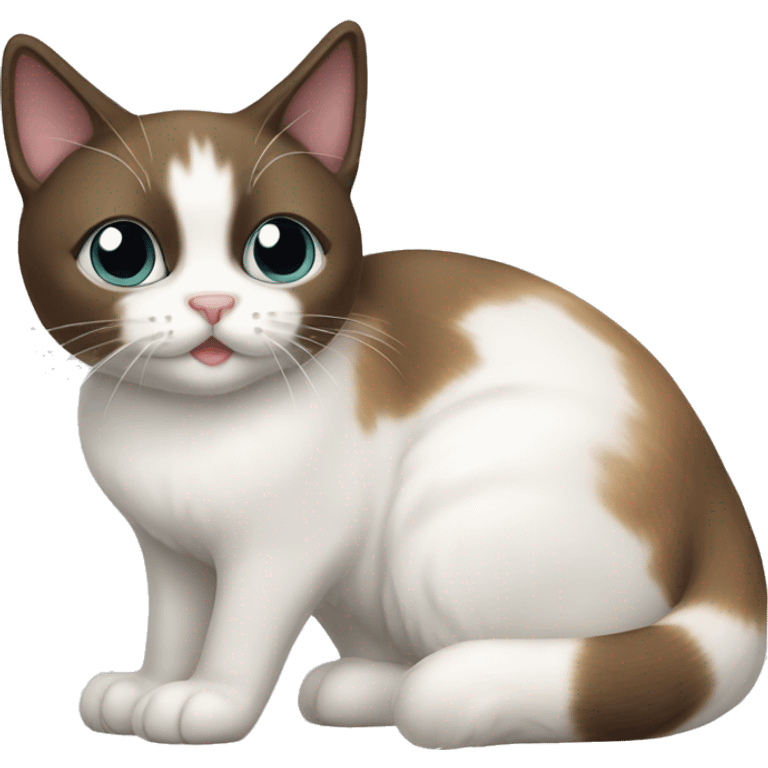 Snowshoe cat  emoji