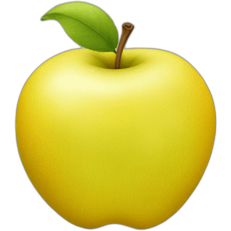 yellow apple emoji