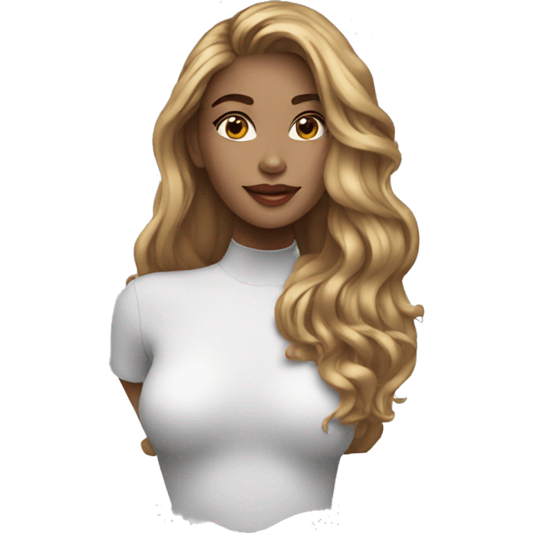 beautiful woman supermodel emoji