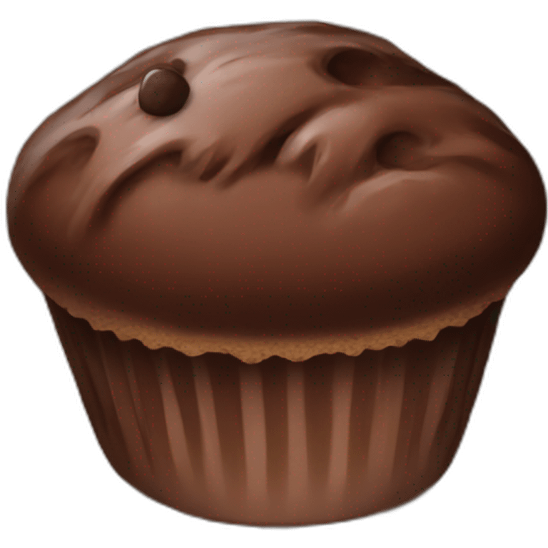 chocolate muffin emoji