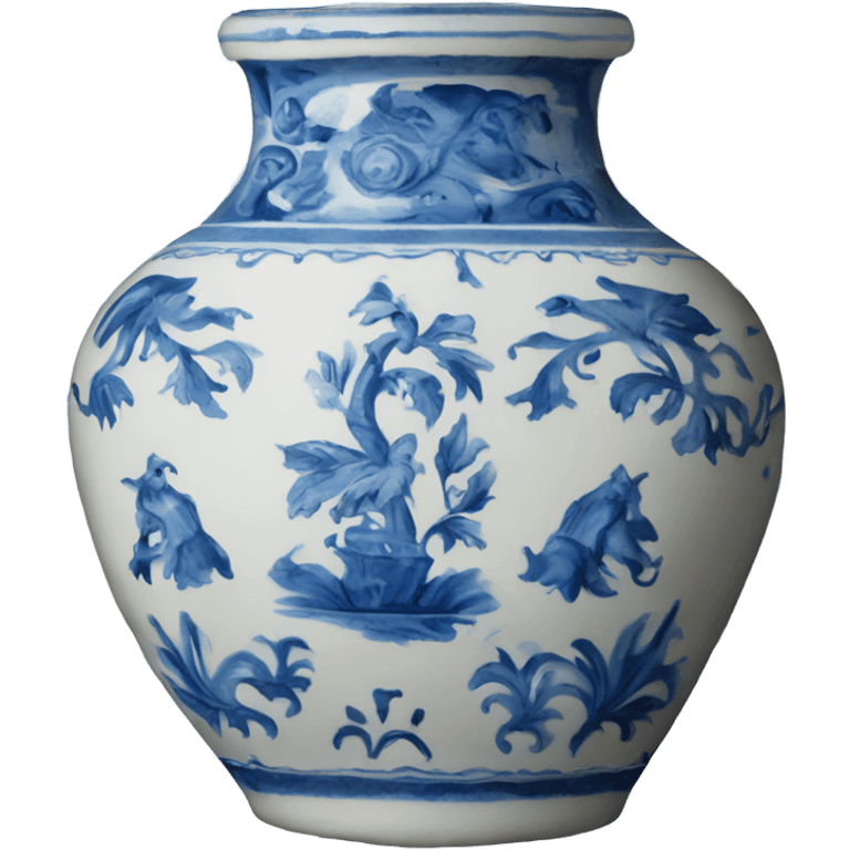 Delftware pottery emoji