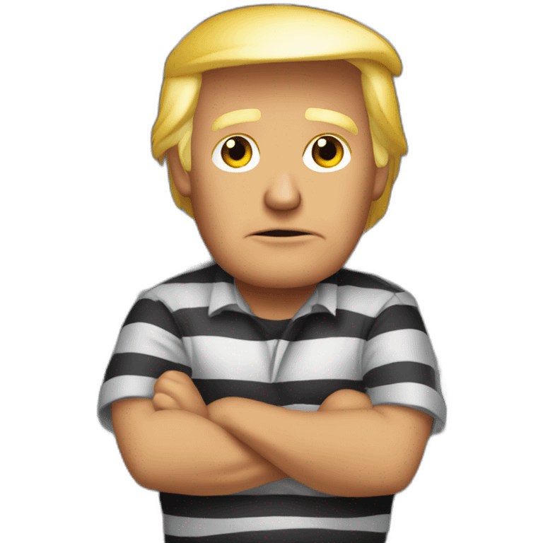 donald trump in jail emoji