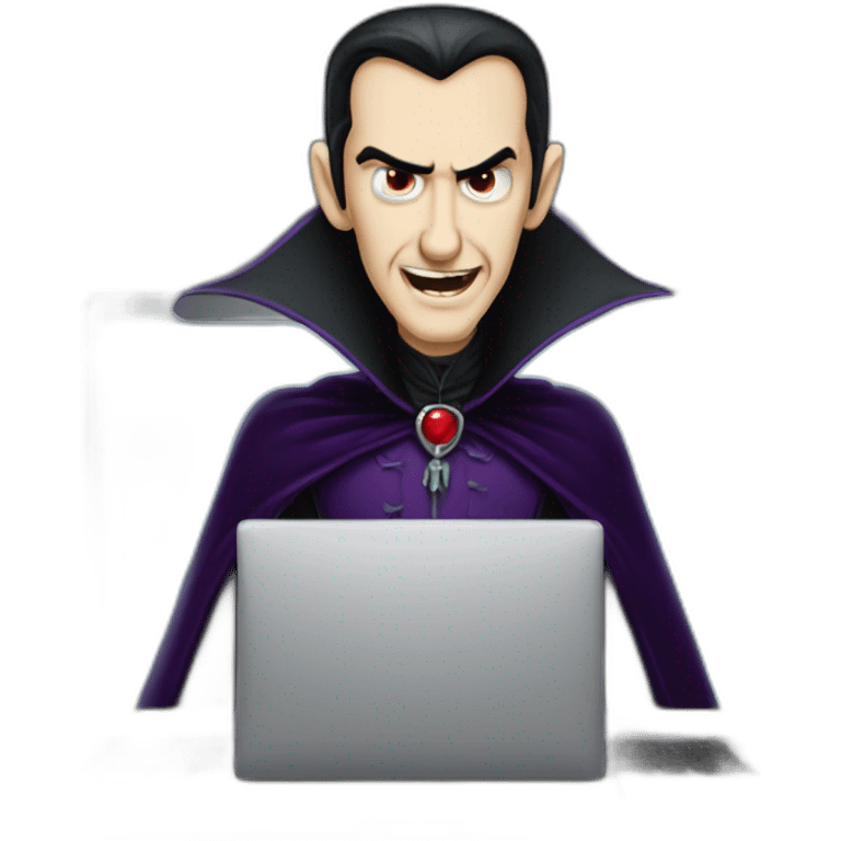 dracula coder laptop emoji