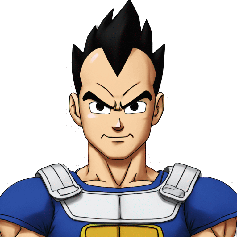 Vegeta from dragon ball z emoji