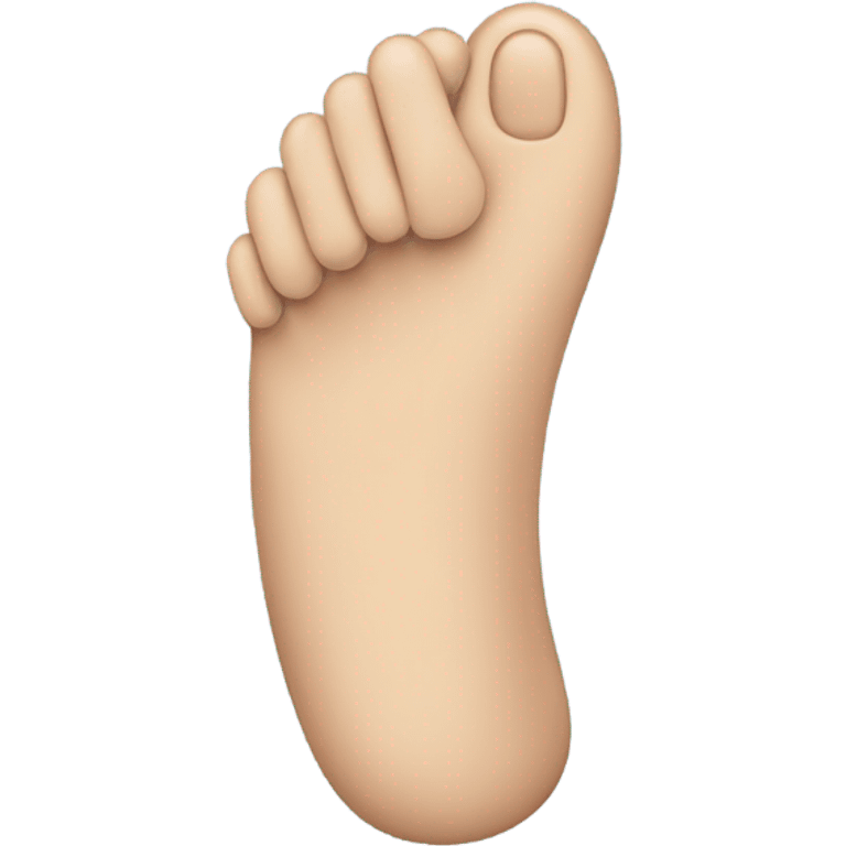 Hand wird slipper  emoji