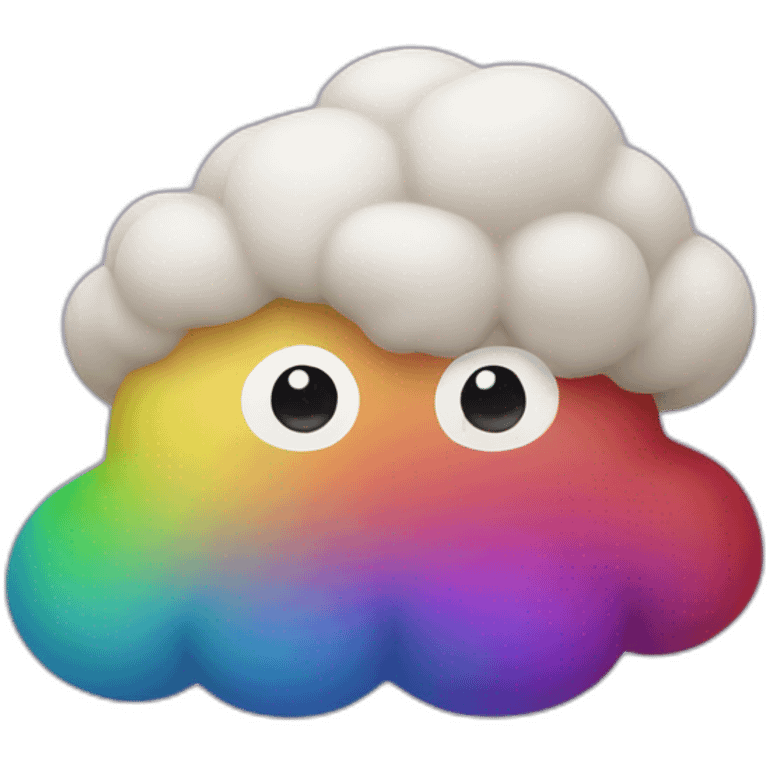 rainbow poo emoji