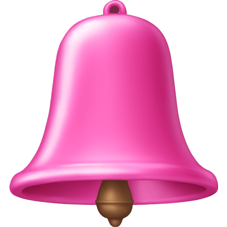 Pink bell  emoji