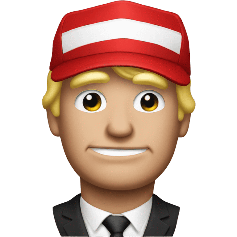 Trump red hat emoji