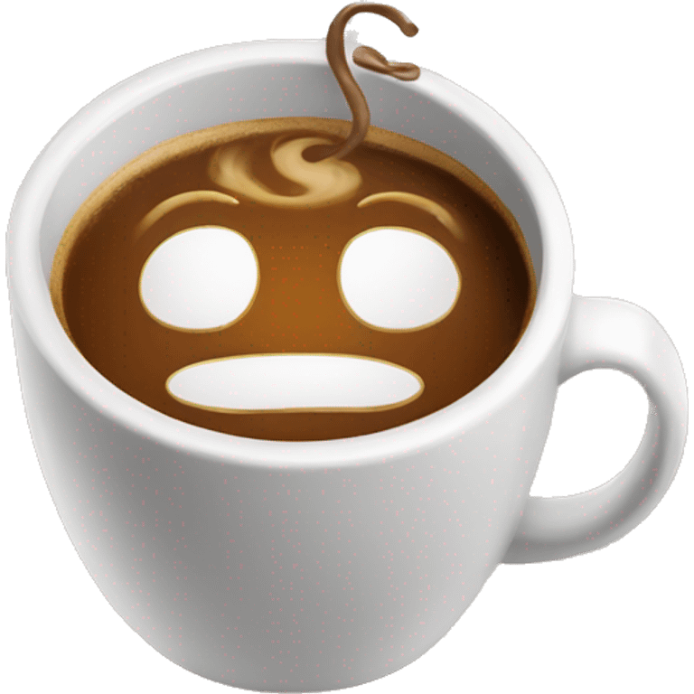 Coffee with bow  emoji