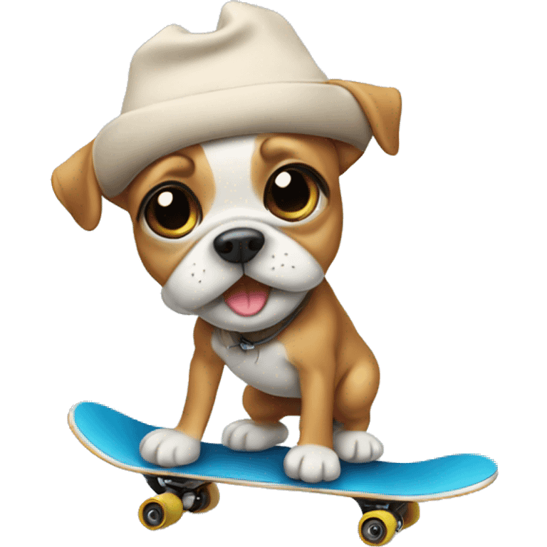 Frenchy with skate emoji