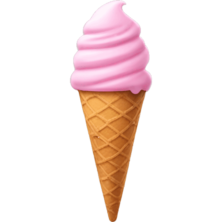 pink ice cream emoji