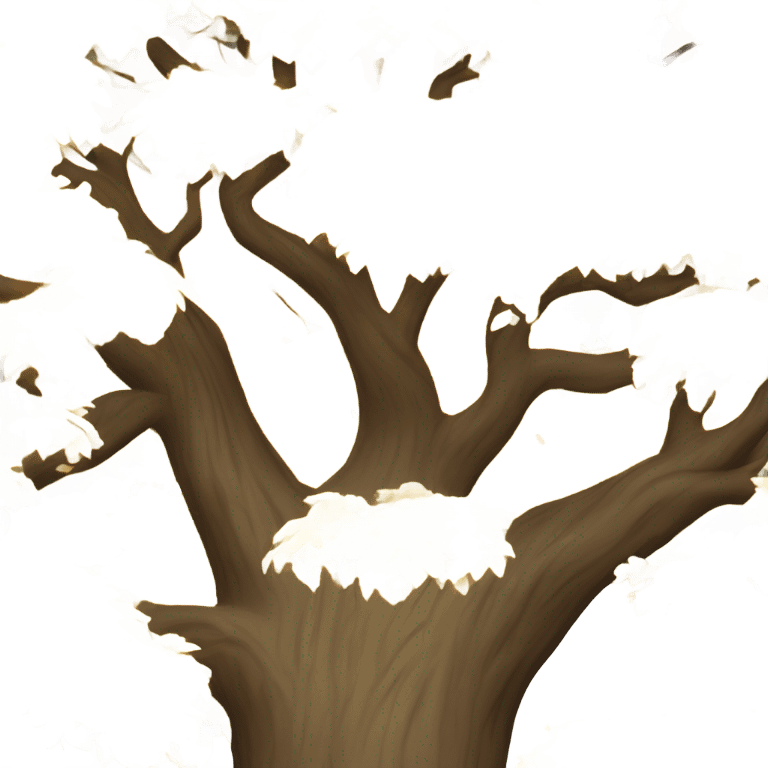 Yellow Tree emoji