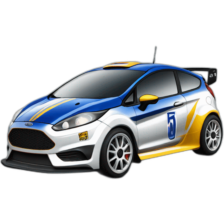 Ford Fiesta racer emoji