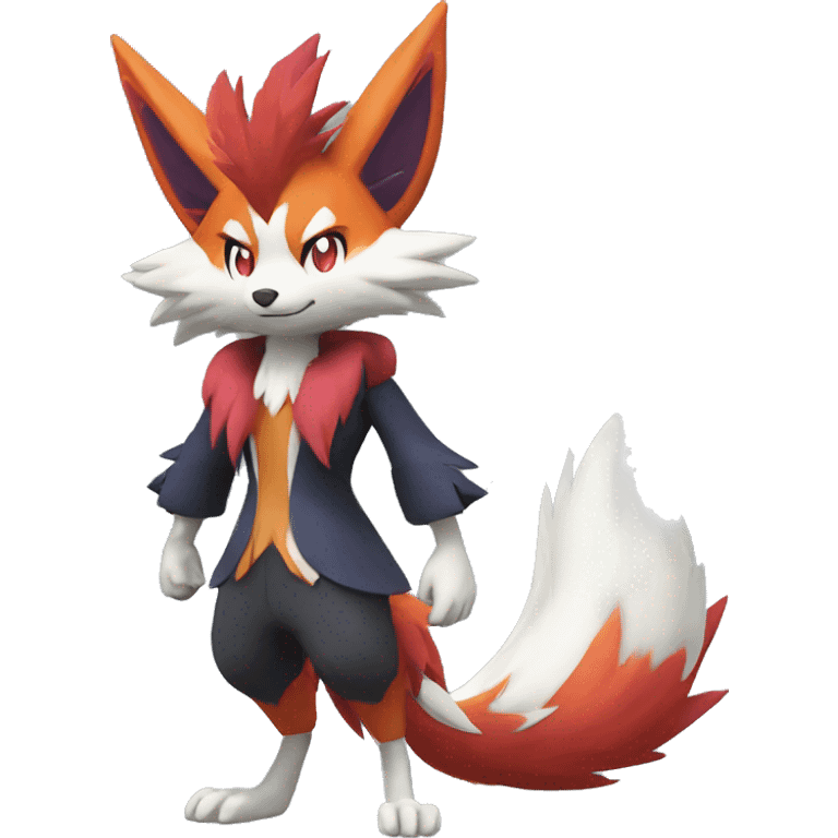  Braixen-Zoroark-Fakemon Full body emoji