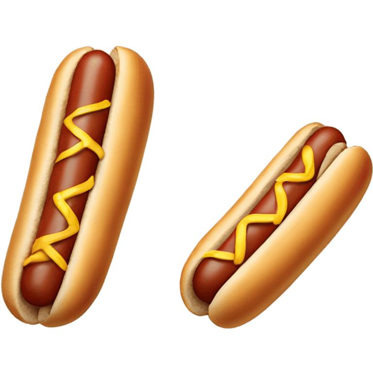 A hotdog dabing emoji