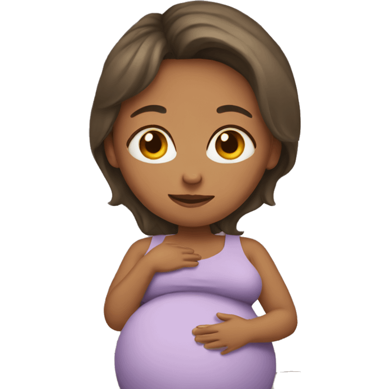 pregnant emoji