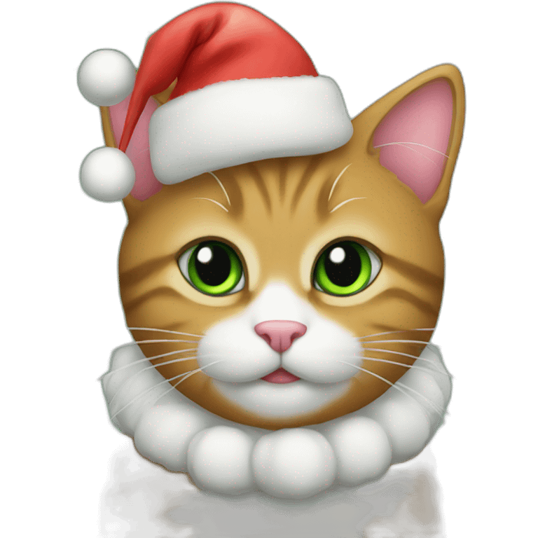 christmas kitty emoji