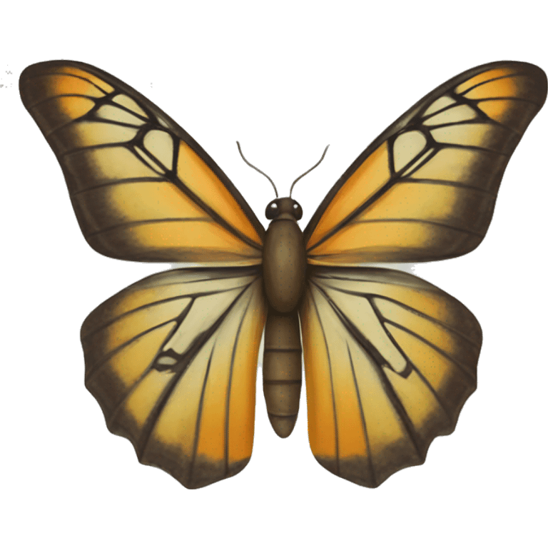 Mariposa monarca  emoji