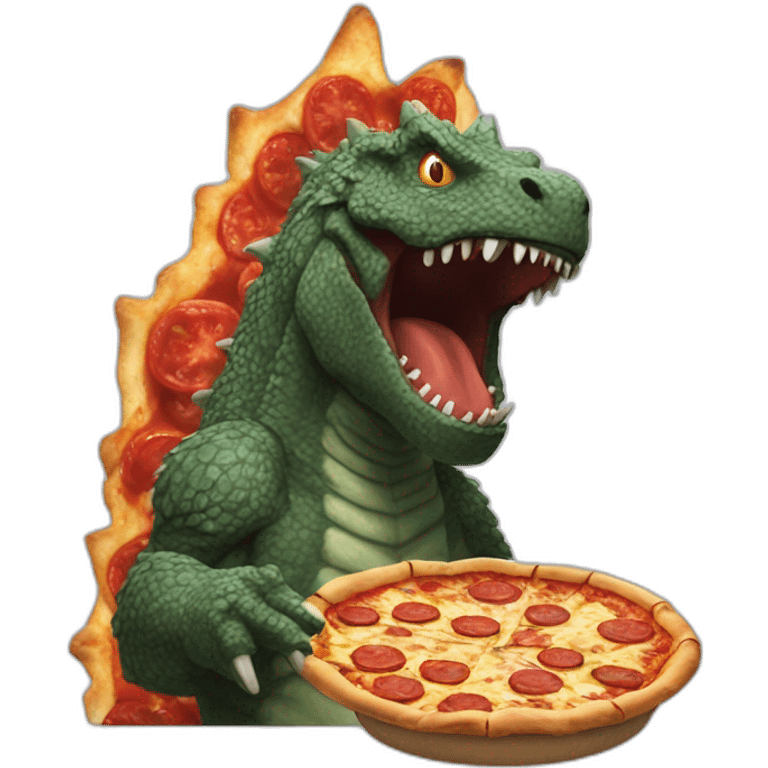 italian pizza godzilla emoji