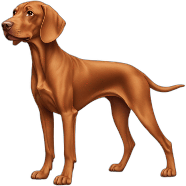 Dog vizsla full-height emoji