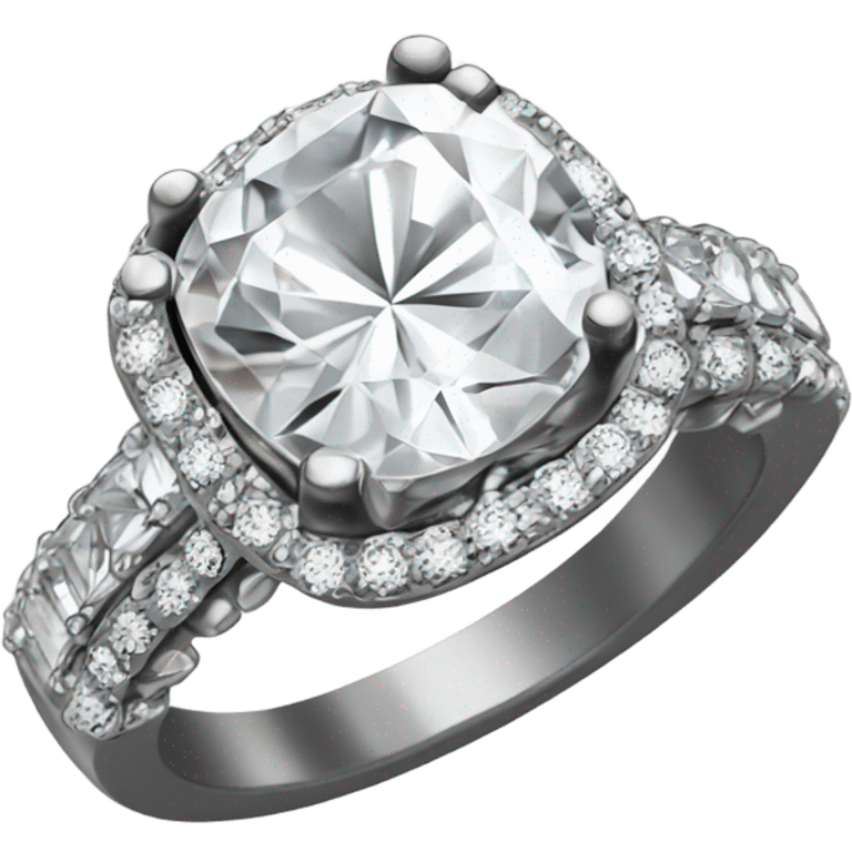 wedding ring with diamond emoji