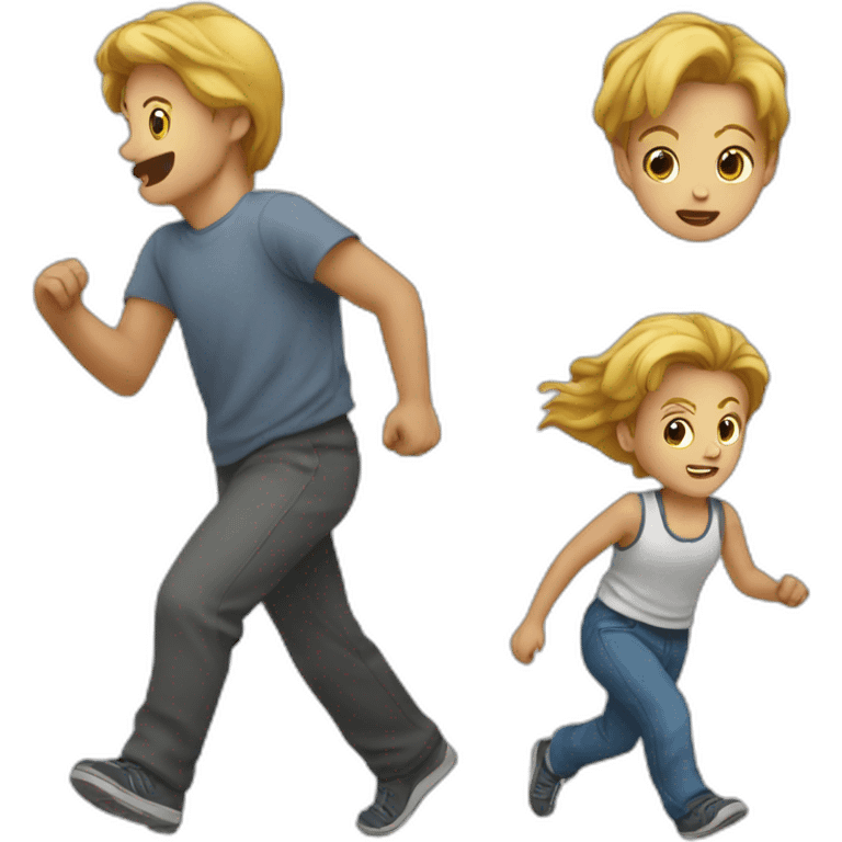 run amuck child emoji