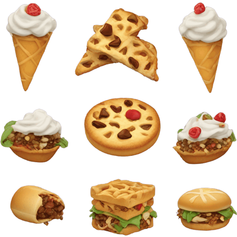 yummy food  emoji