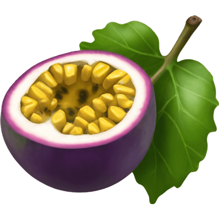 Passion fruit emoji