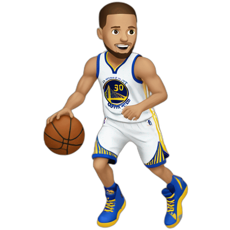 stephen curry play basketball emoji