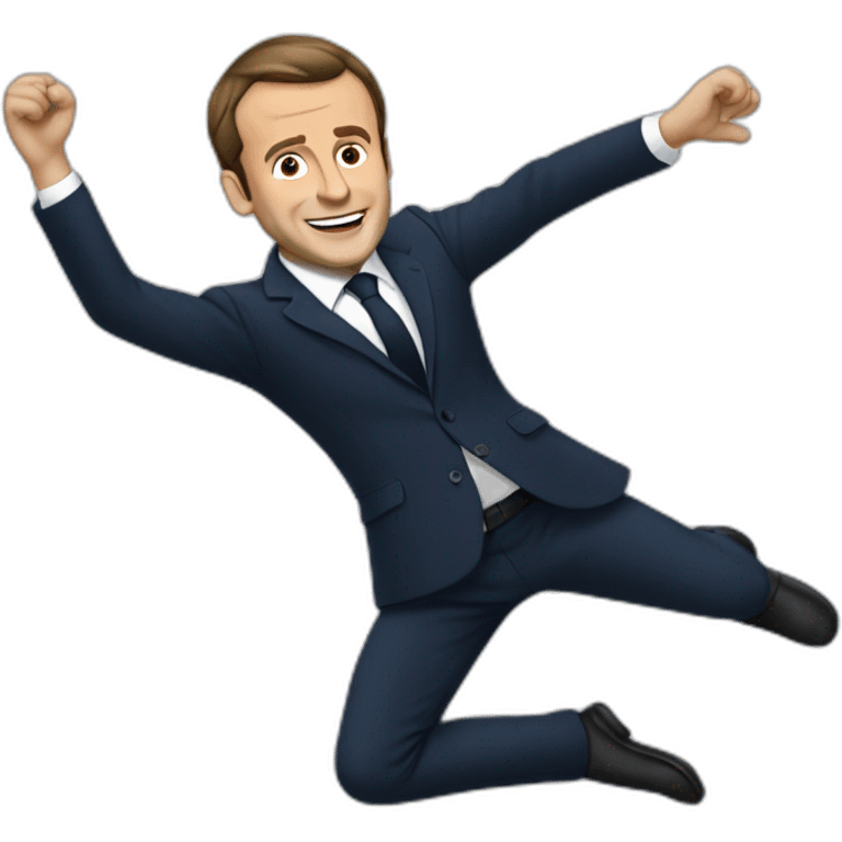 Macron qui danse emoji