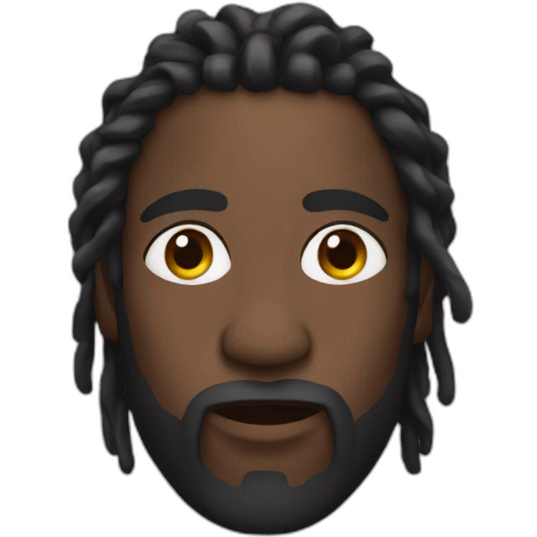 idris with dreadlocks emoji