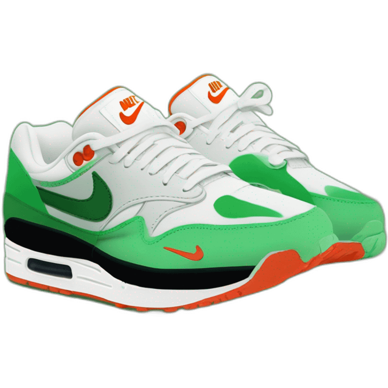 nike air max 1 patta chlorophyll emoji