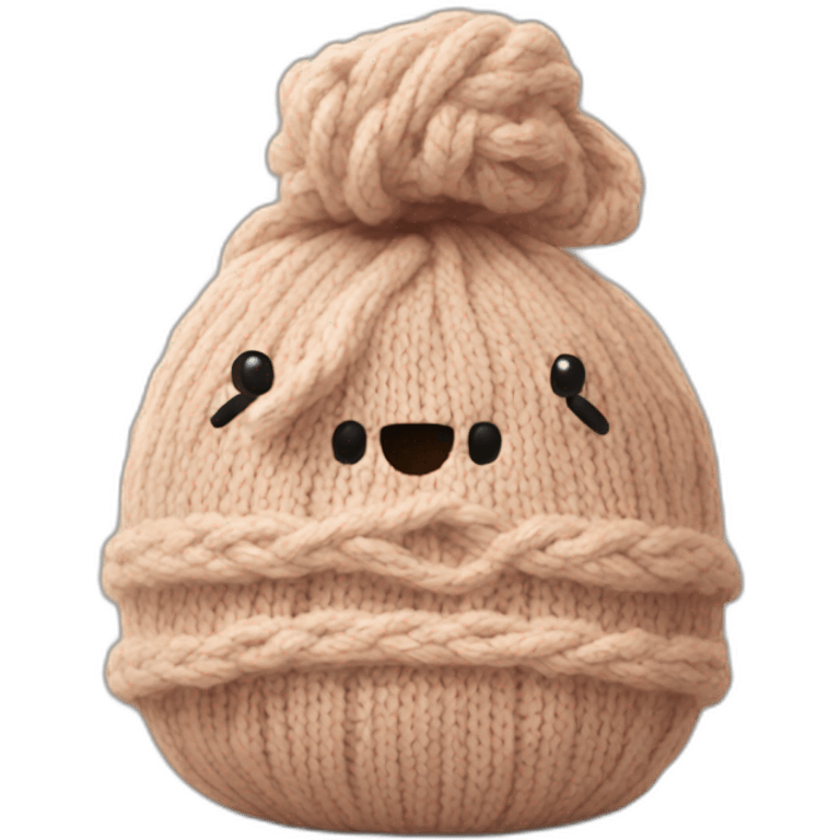 Knitting emoji