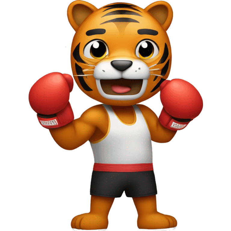 boxing Training  Tiger  emoji